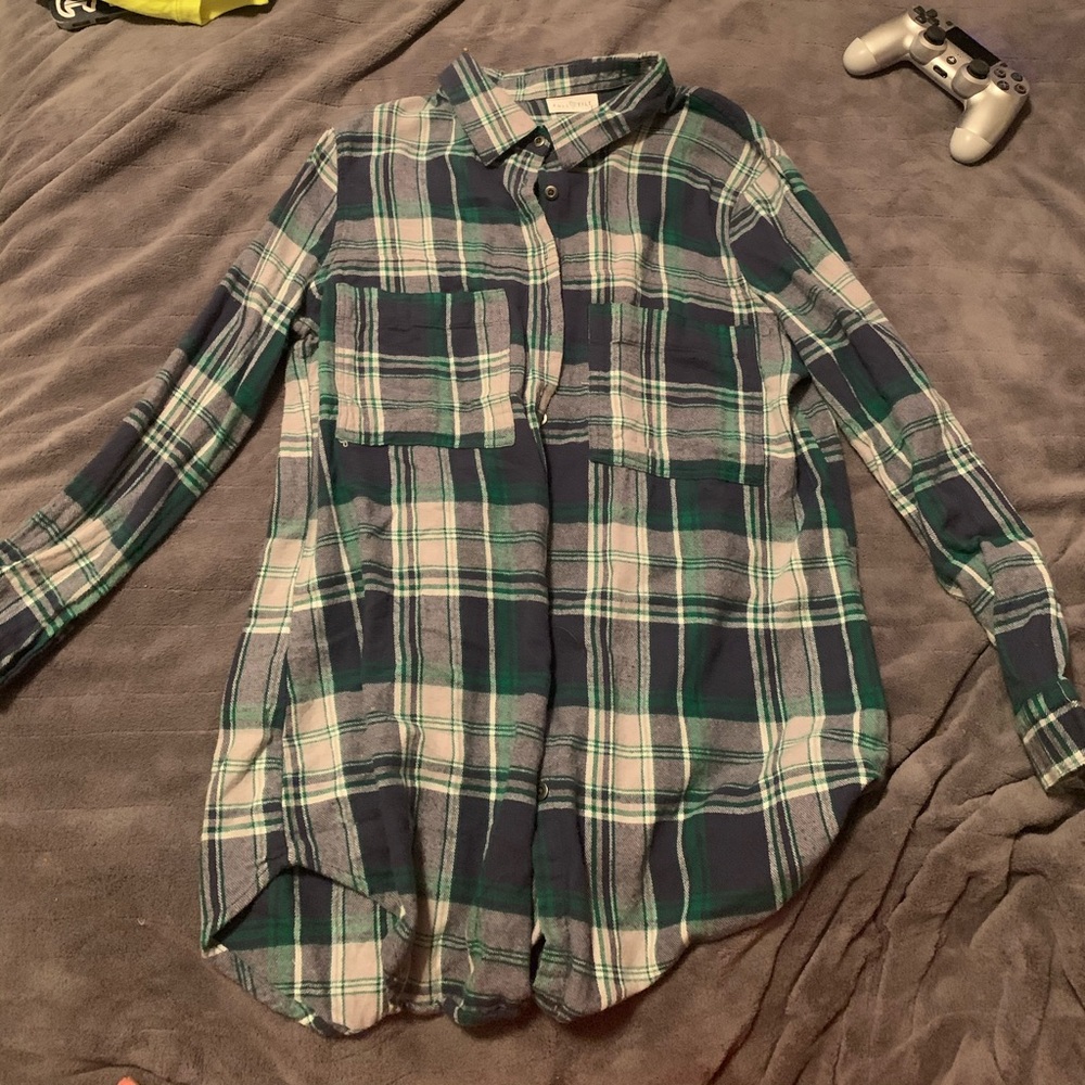 Zumiez green flannel